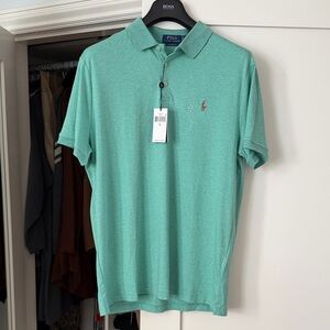 Polo by Ralph Lauren Men's Teal Polo Shirt